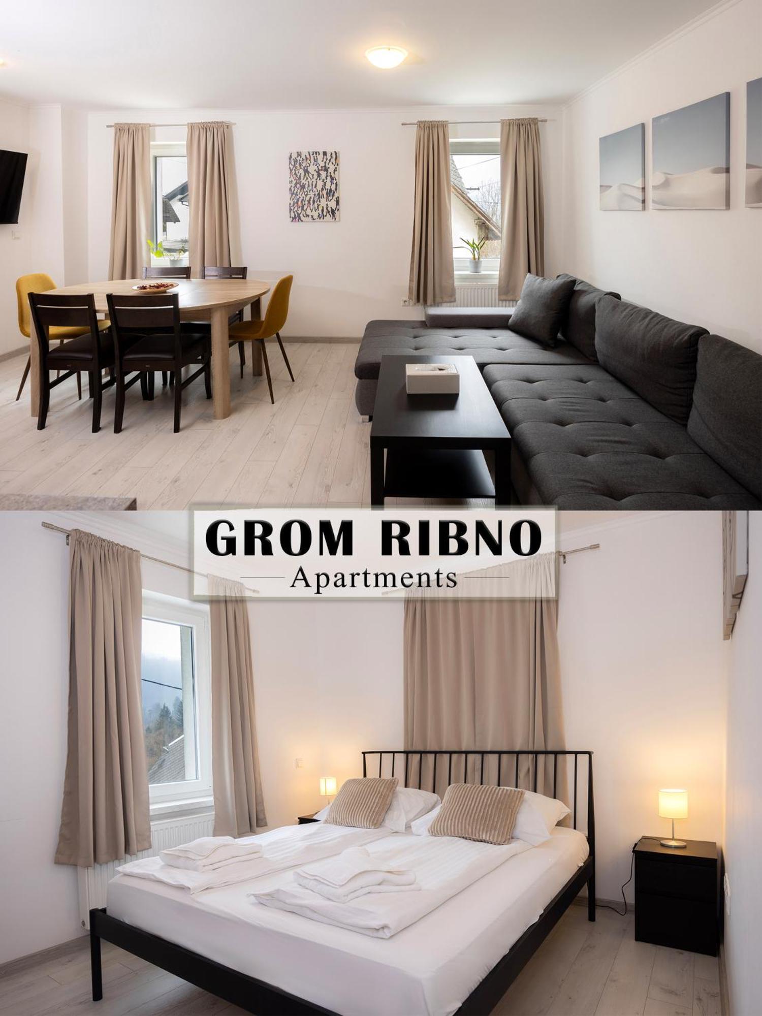 Grom Ribno Apartments Bled Eksteriør billede